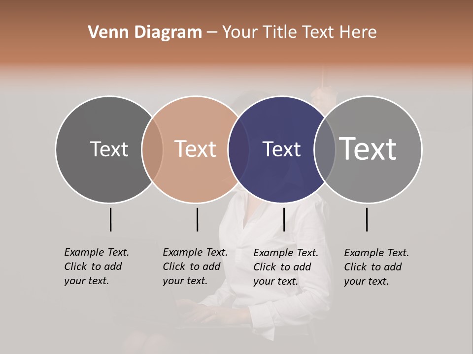 Blond Think Looking PowerPoint Template