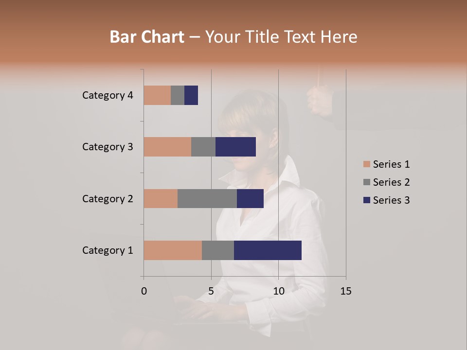 Blond Think Looking PowerPoint Template