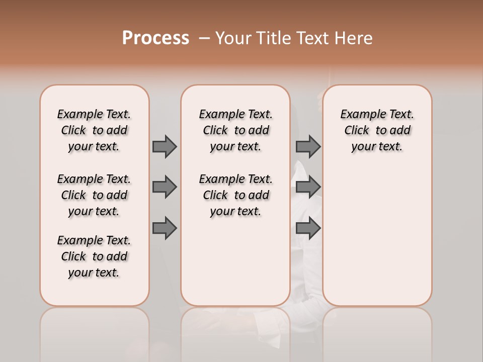 Blond Think Looking PowerPoint Template