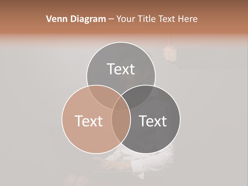 Blond Think Looking PowerPoint Template