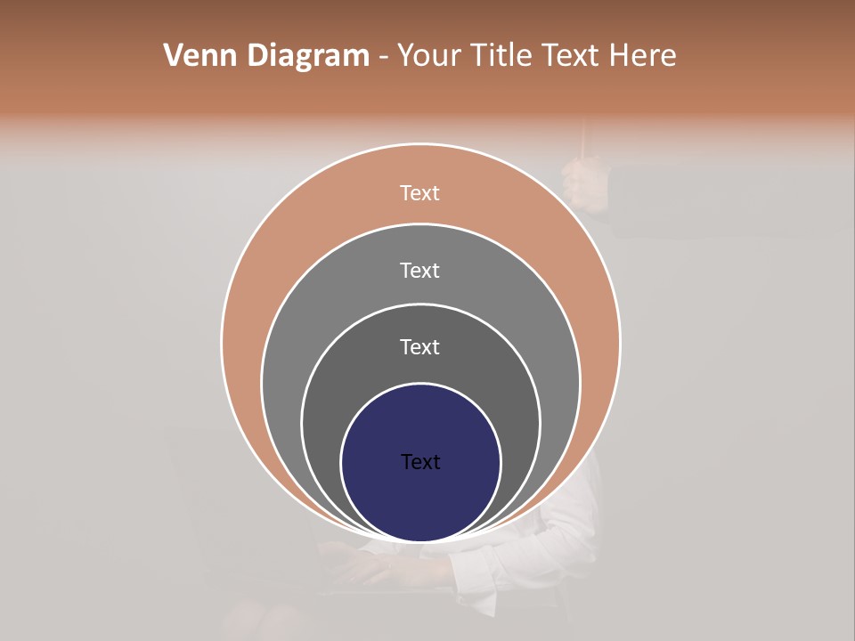 Blond Think Looking PowerPoint Template