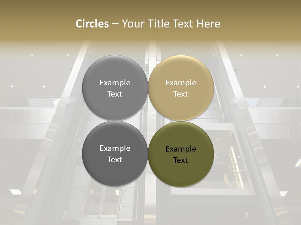Tall Commercial Lift PowerPoint Template