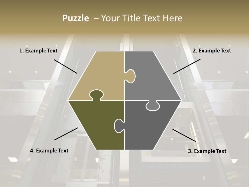 Tall Commercial Lift PowerPoint Template