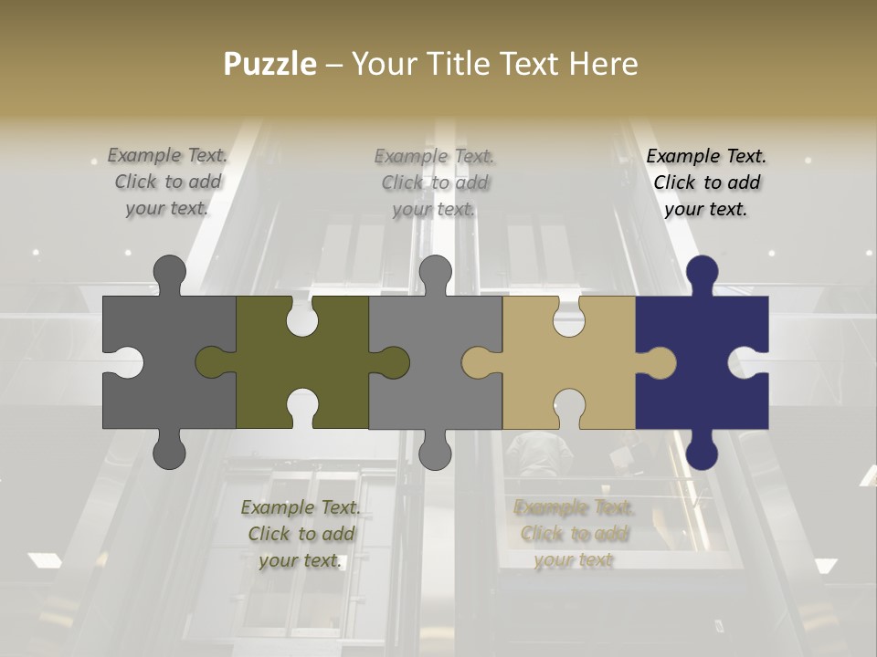 Tall Commercial Lift PowerPoint Template