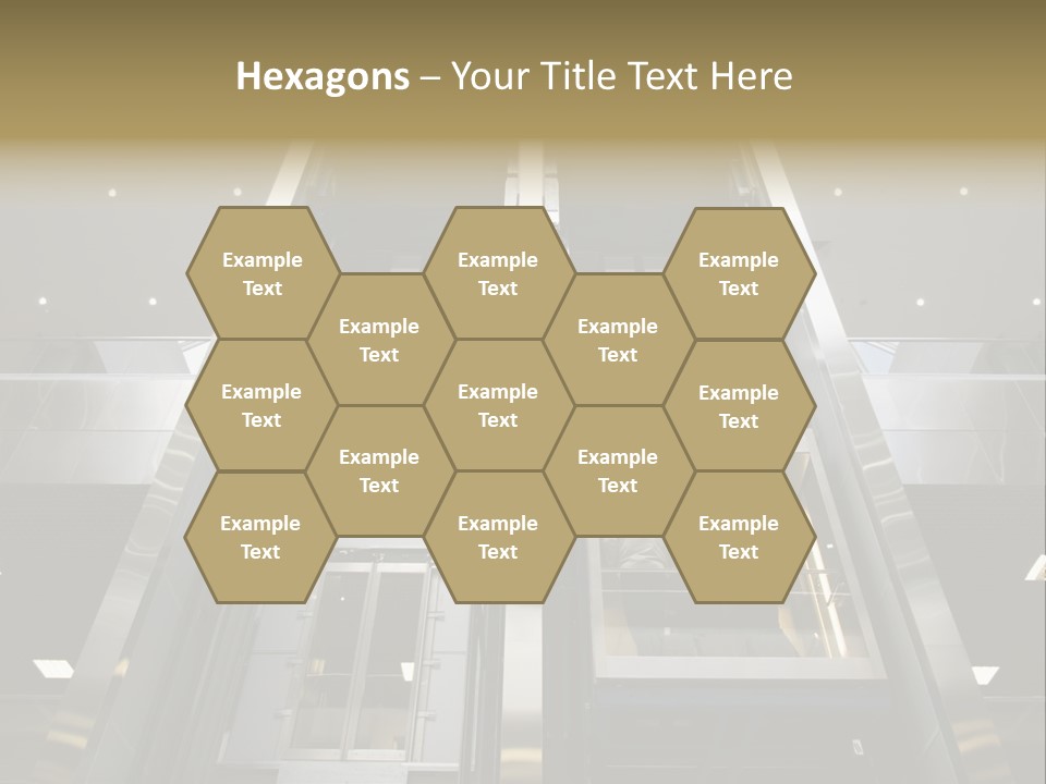 Tall Commercial Lift PowerPoint Template