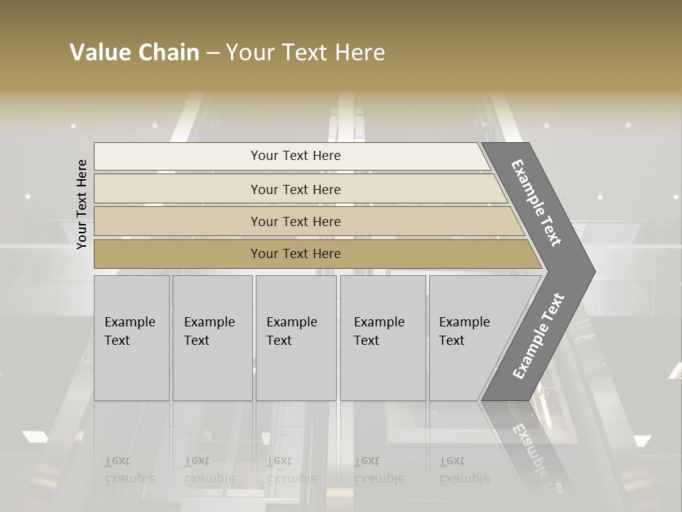 Tall Commercial Lift PowerPoint Template
