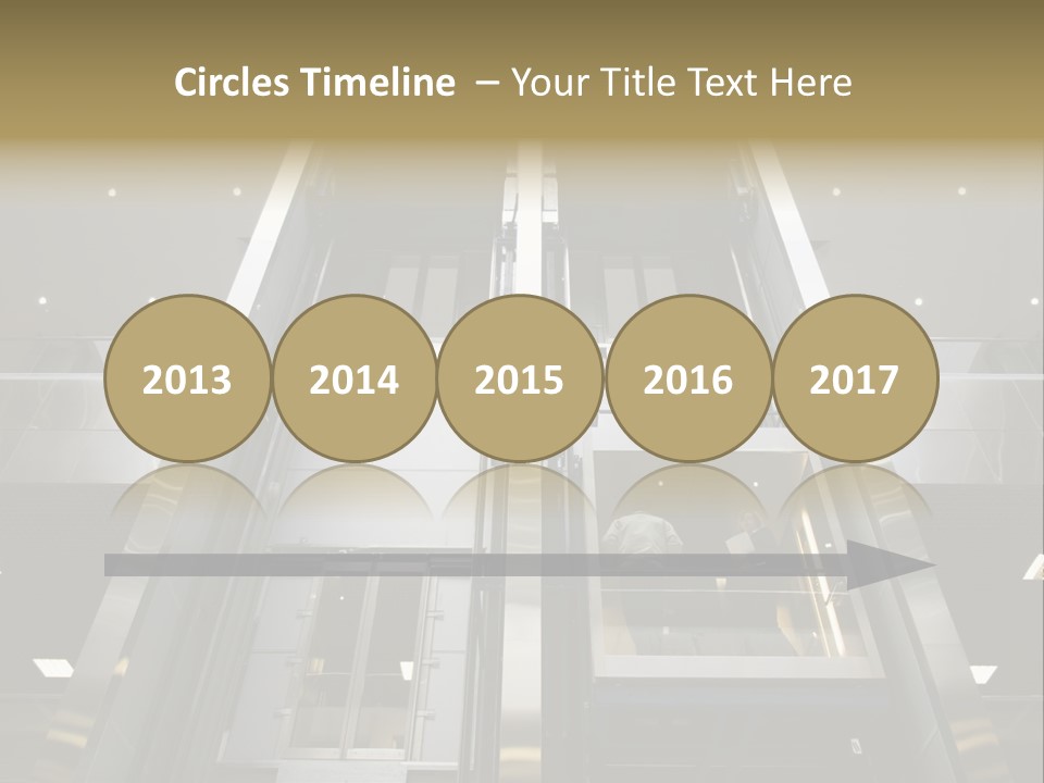 Tall Commercial Lift PowerPoint Template