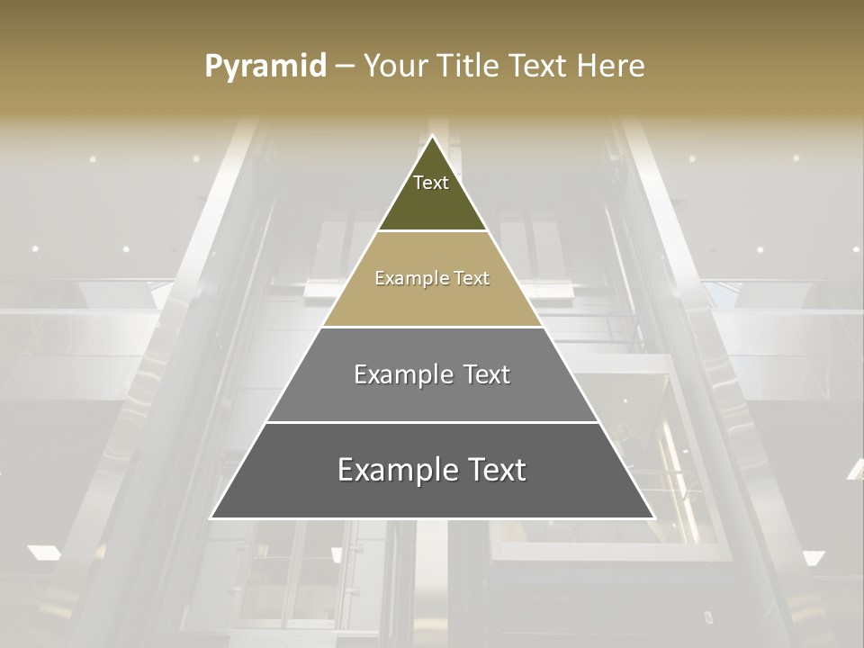 Tall Commercial Lift PowerPoint Template