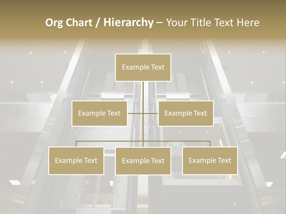 Tall Commercial Lift PowerPoint Template