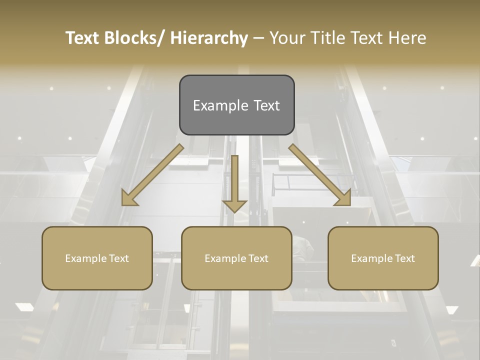 Tall Commercial Lift PowerPoint Template