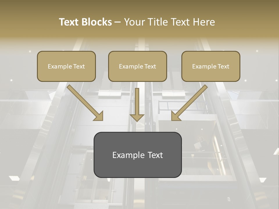 Tall Commercial Lift PowerPoint Template