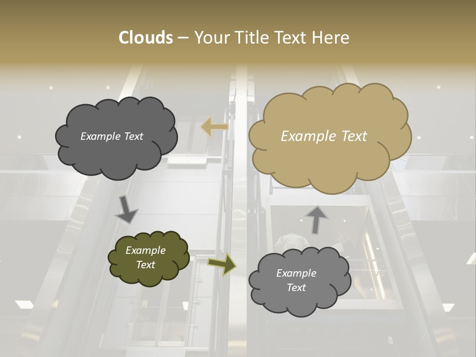Tall Commercial Lift PowerPoint Template