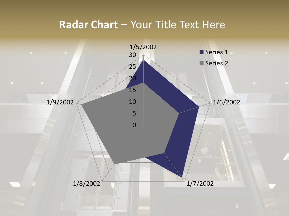 Tall Commercial Lift PowerPoint Template