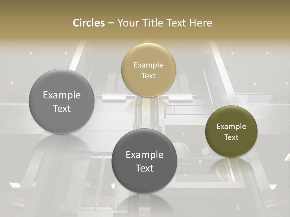 Tall Commercial Lift PowerPoint Template