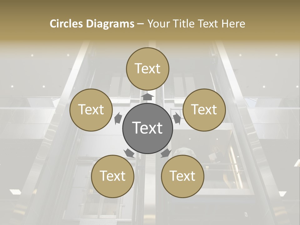 Tall Commercial Lift PowerPoint Template