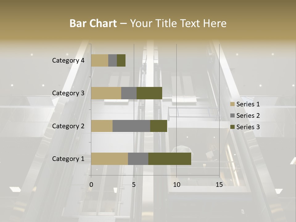 Tall Commercial Lift PowerPoint Template