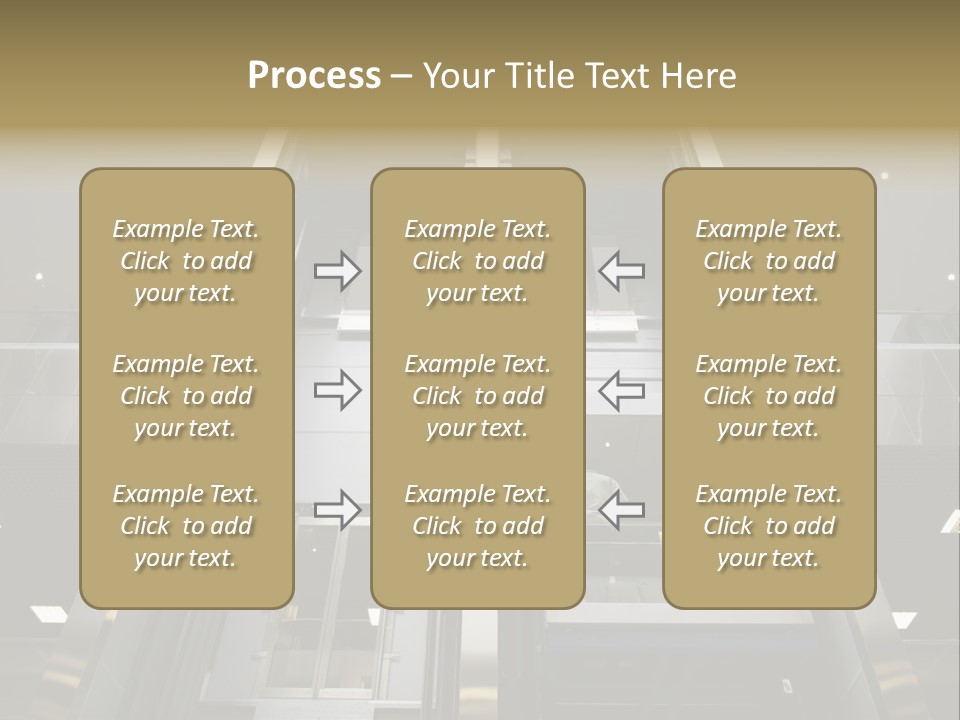 Tall Commercial Lift PowerPoint Template