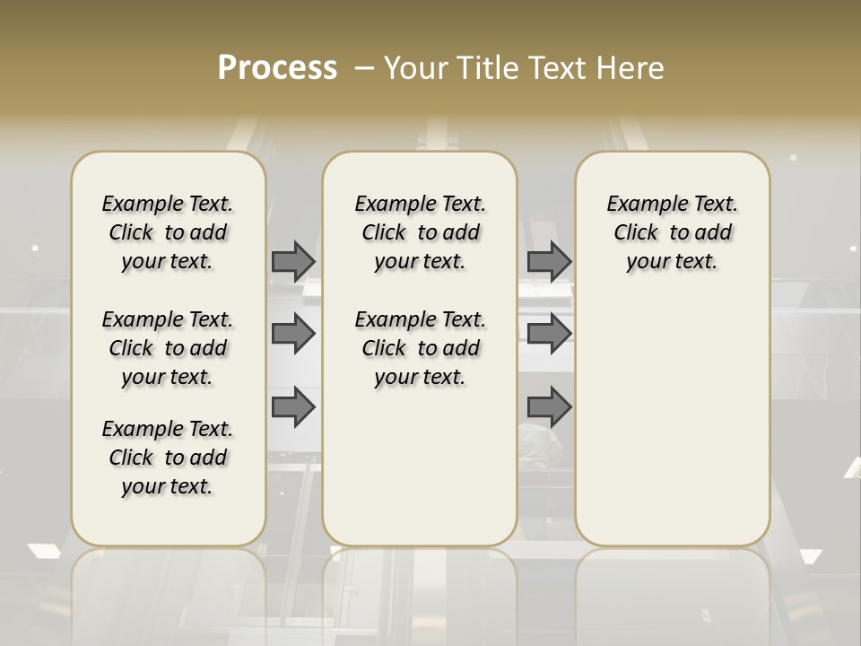 Tall Commercial Lift PowerPoint Template