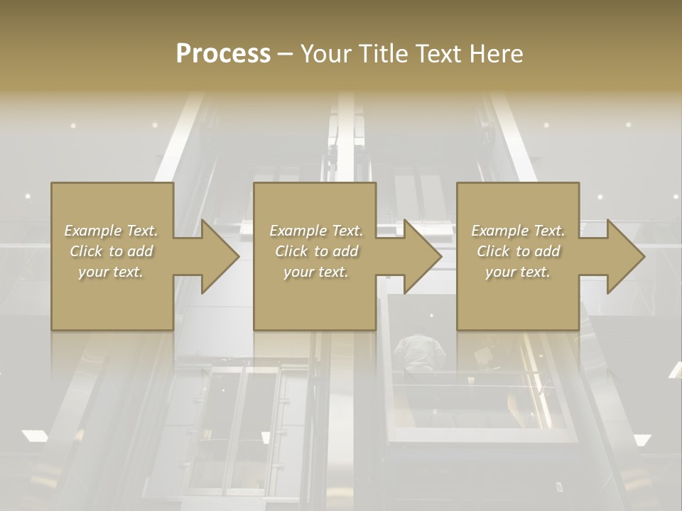Tall Commercial Lift PowerPoint Template