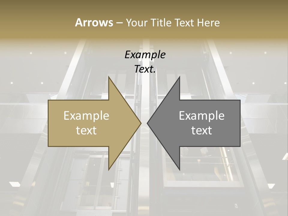 Tall Commercial Lift PowerPoint Template