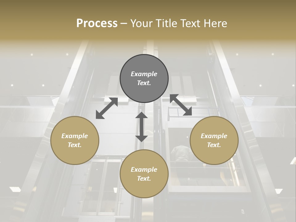 Tall Commercial Lift PowerPoint Template