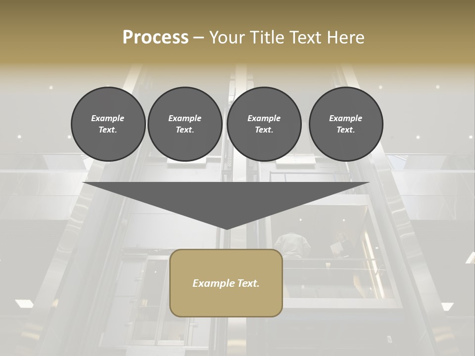 Tall Commercial Lift PowerPoint Template