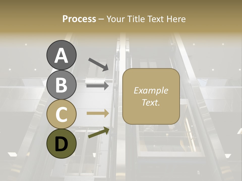 Tall Commercial Lift PowerPoint Template