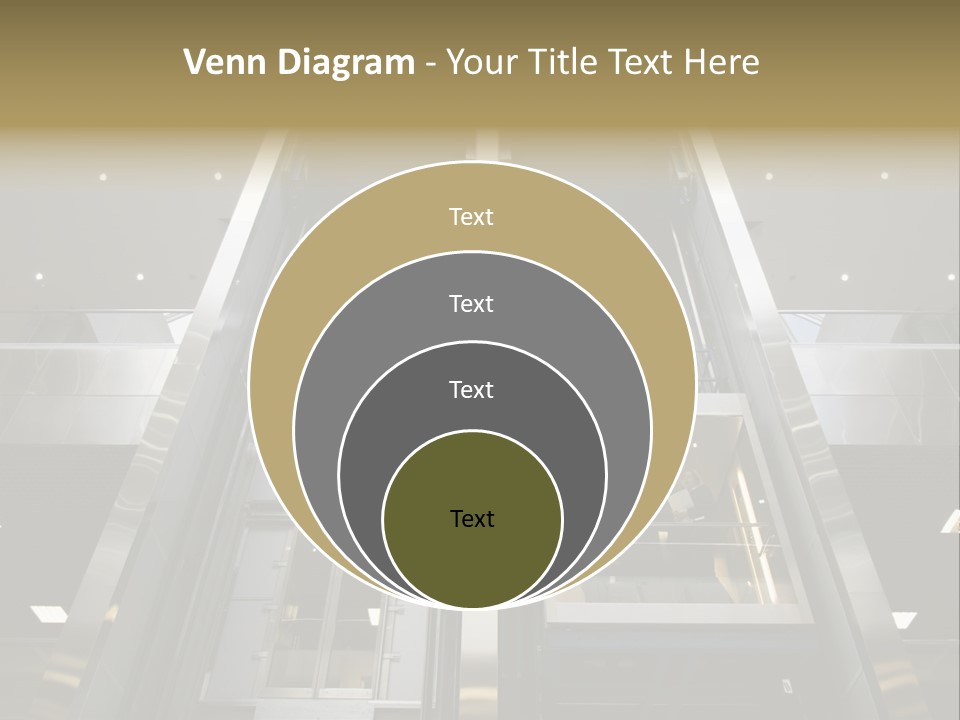 Tall Commercial Lift PowerPoint Template