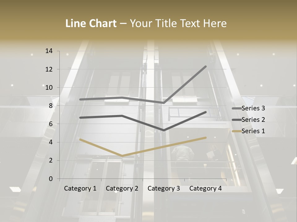 Tall Commercial Lift PowerPoint Template