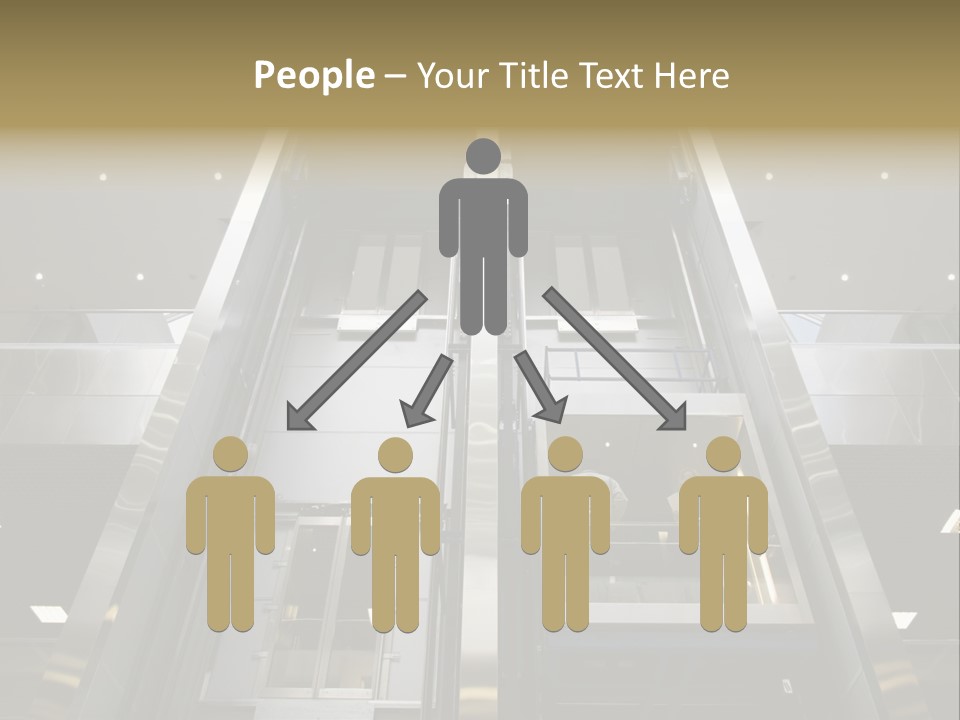 Tall Commercial Lift PowerPoint Template