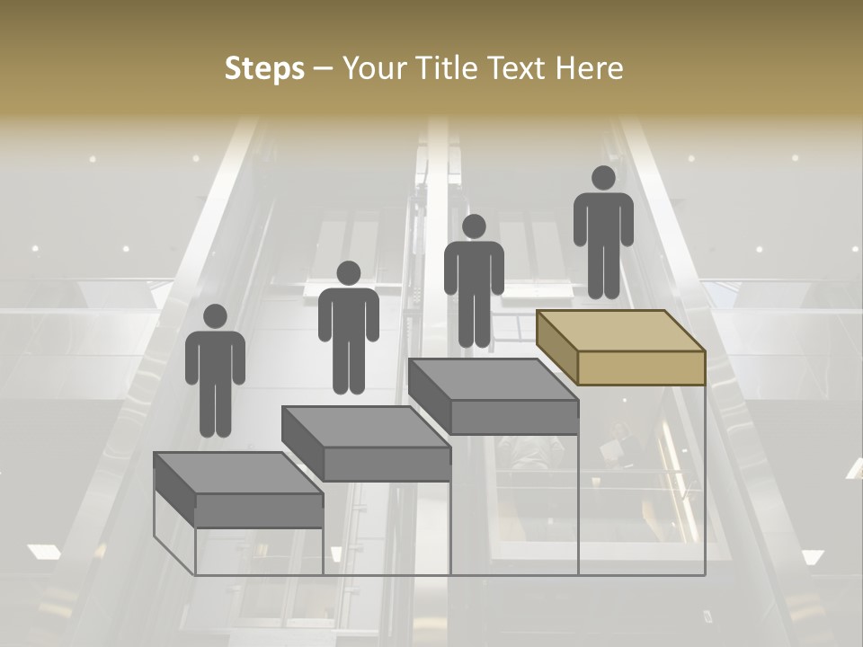 Tall Commercial Lift PowerPoint Template