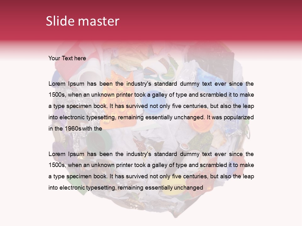 Plastic Background Protect PowerPoint Template