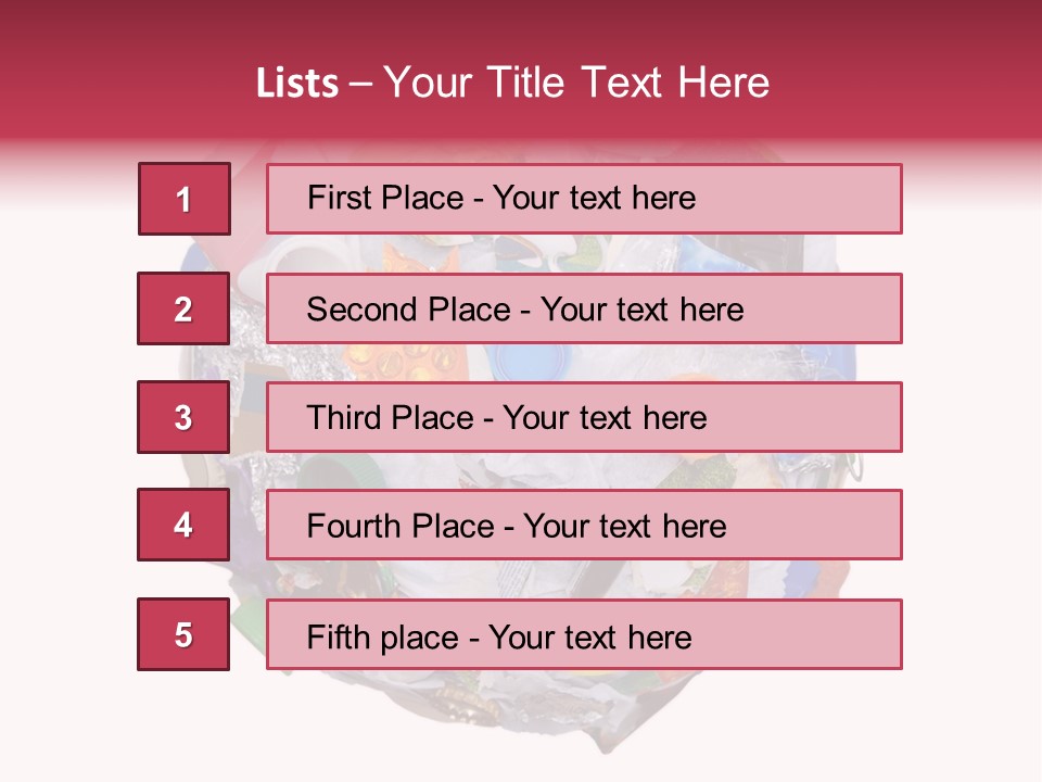 Plastic Background Protect PowerPoint Template