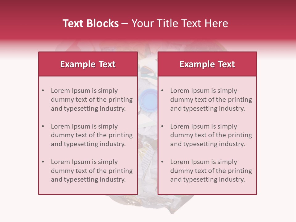 Plastic Background Protect PowerPoint Template
