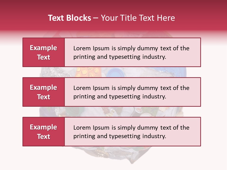Plastic Background Protect PowerPoint Template