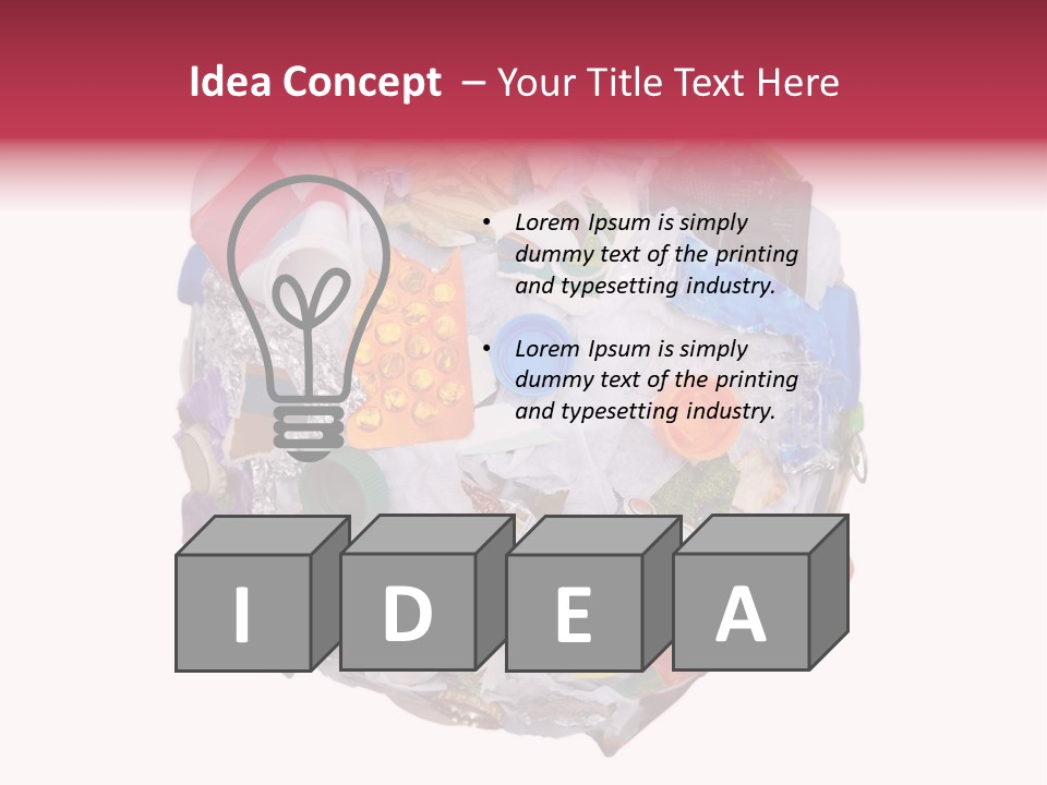 Plastic Background Protect PowerPoint Template