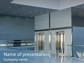 Interiors Silver Commercial PowerPoint Template