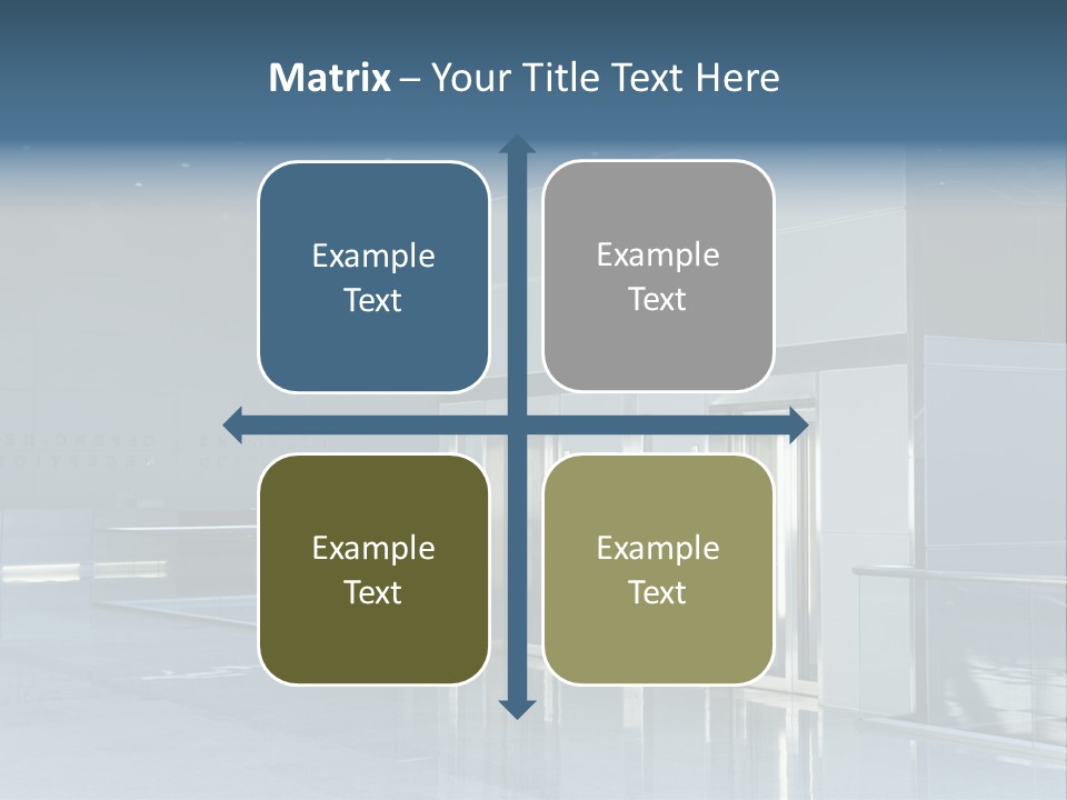 Interiors Silver Commercial PowerPoint Template