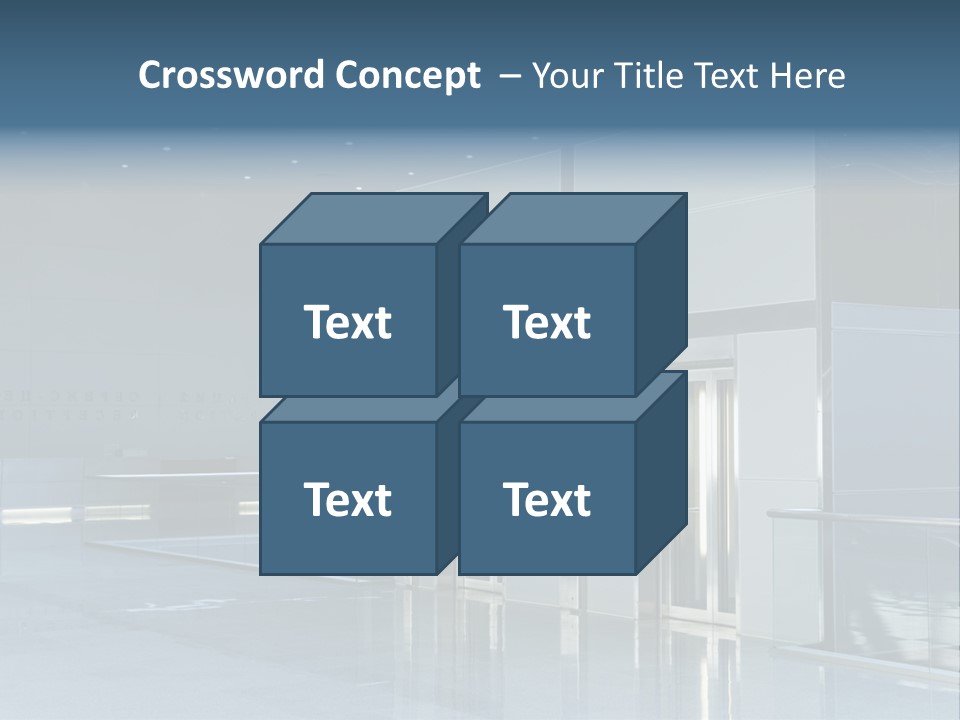 Interiors Silver Commercial PowerPoint Template