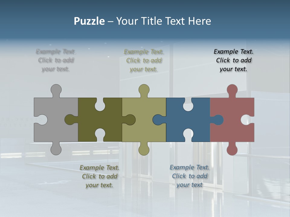 Interiors Silver Commercial PowerPoint Template