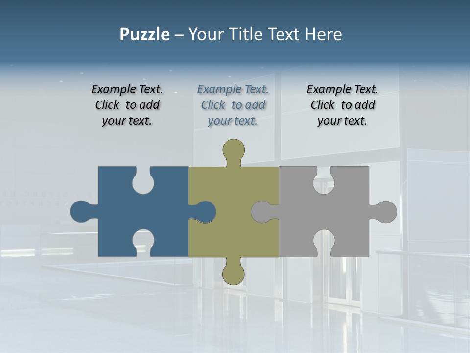 Interiors Silver Commercial PowerPoint Template