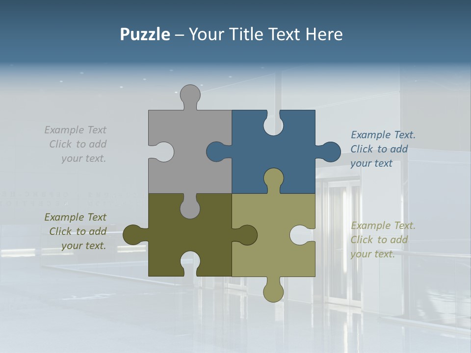 Interiors Silver Commercial PowerPoint Template