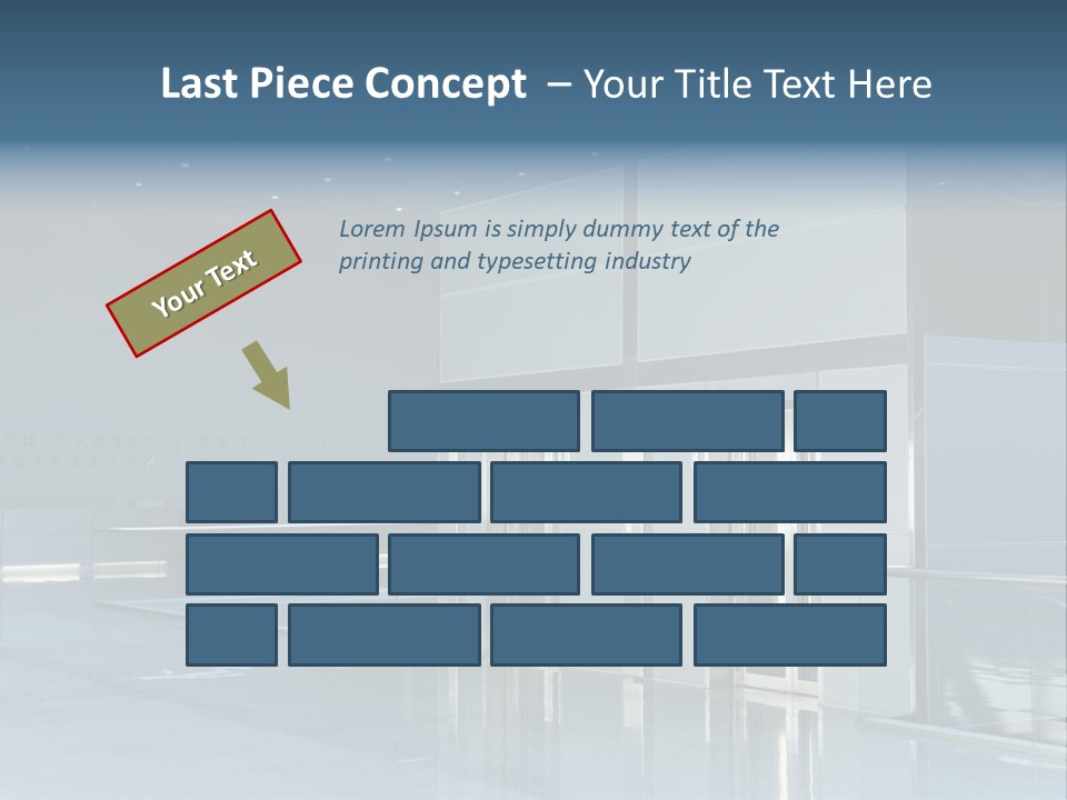 Interiors Silver Commercial PowerPoint Template