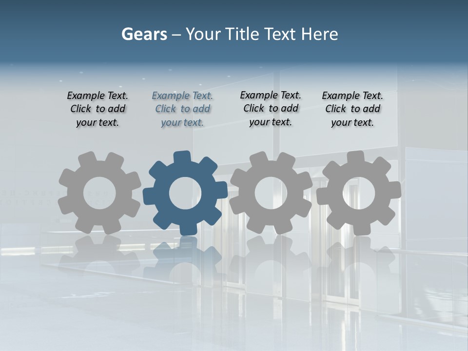 Interiors Silver Commercial PowerPoint Template