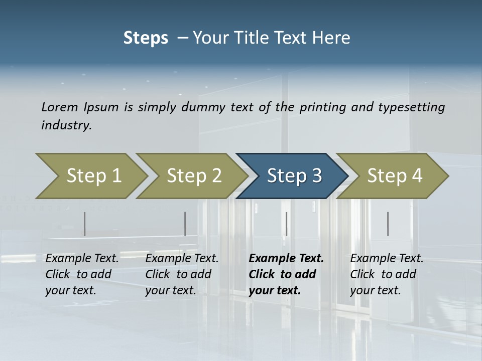 Interiors Silver Commercial PowerPoint Template
