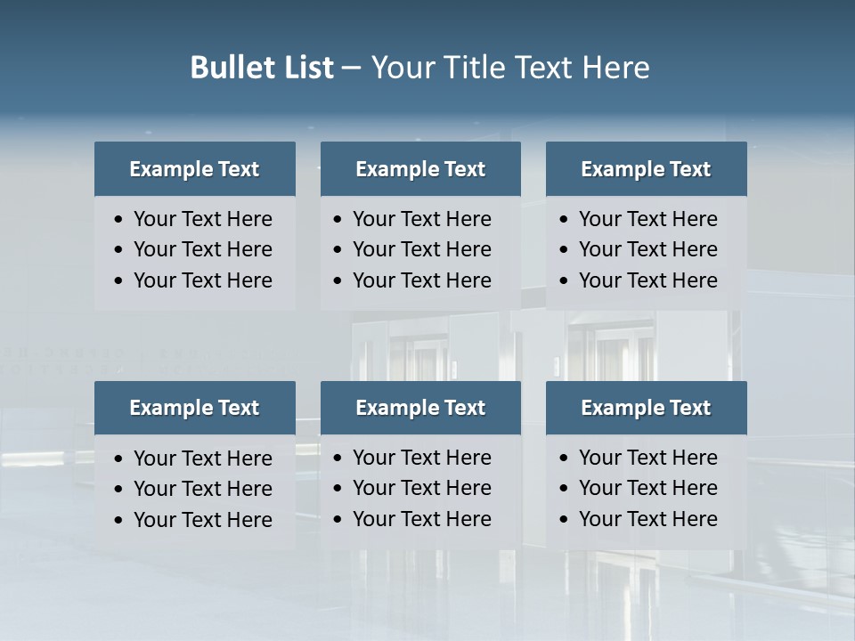 Interiors Silver Commercial PowerPoint Template