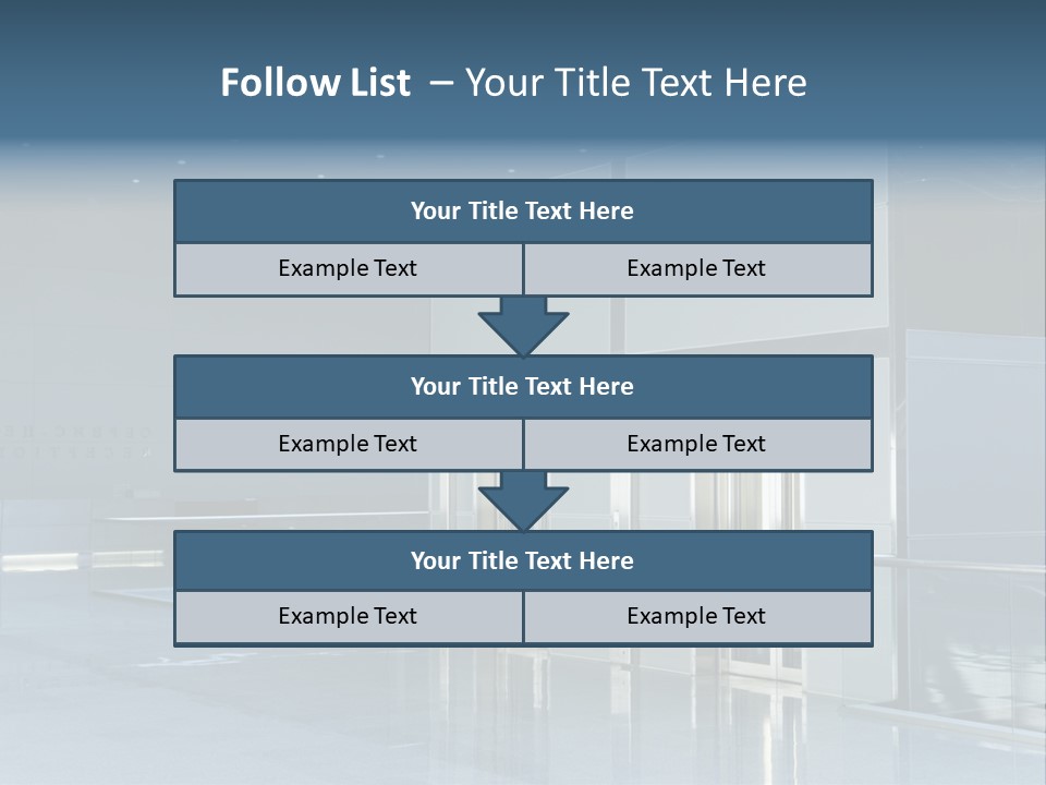 Interiors Silver Commercial PowerPoint Template