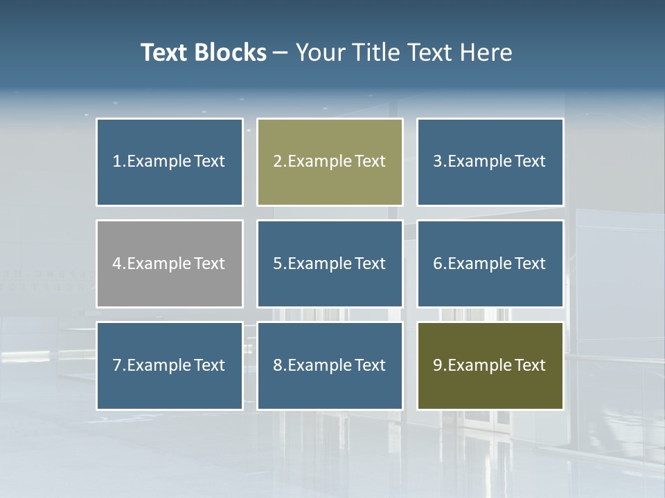 Interiors Silver Commercial PowerPoint Template
