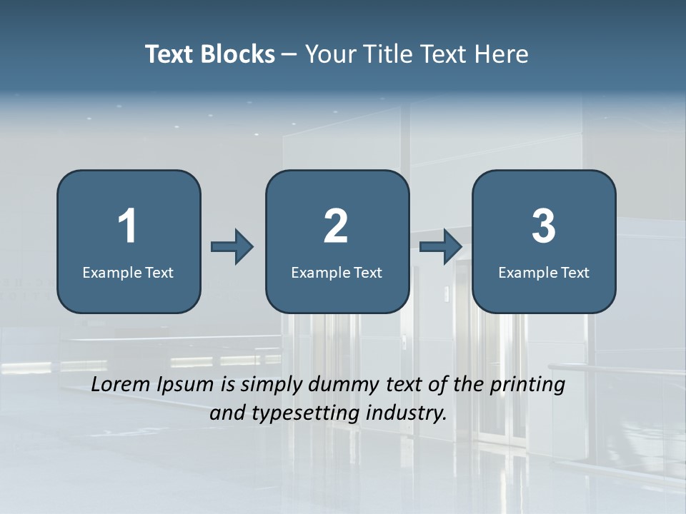 Interiors Silver Commercial PowerPoint Template