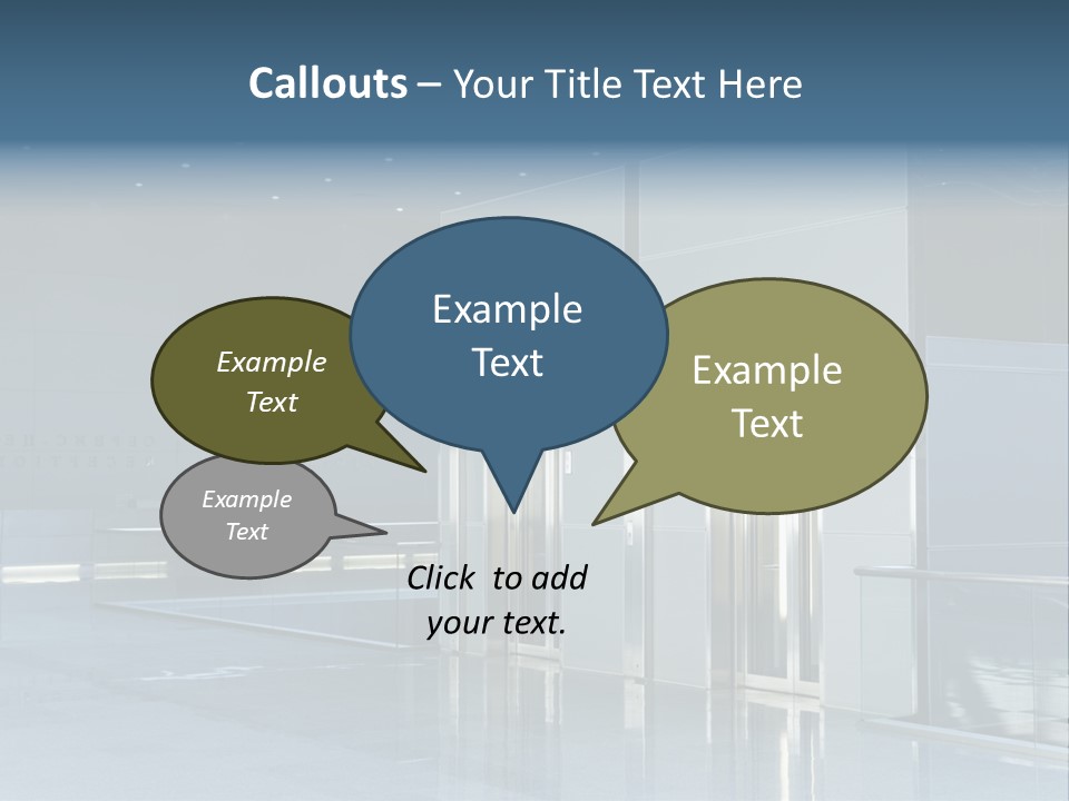 Interiors Silver Commercial PowerPoint Template